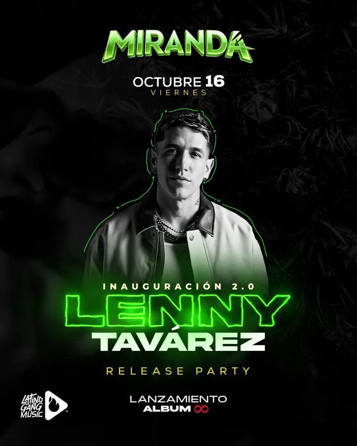 Flyer: Lenny Tavárez · Release Party