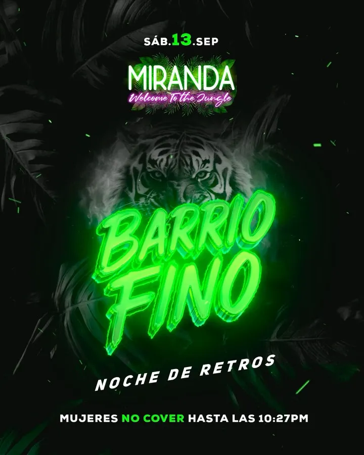 barrio fino evento miranda