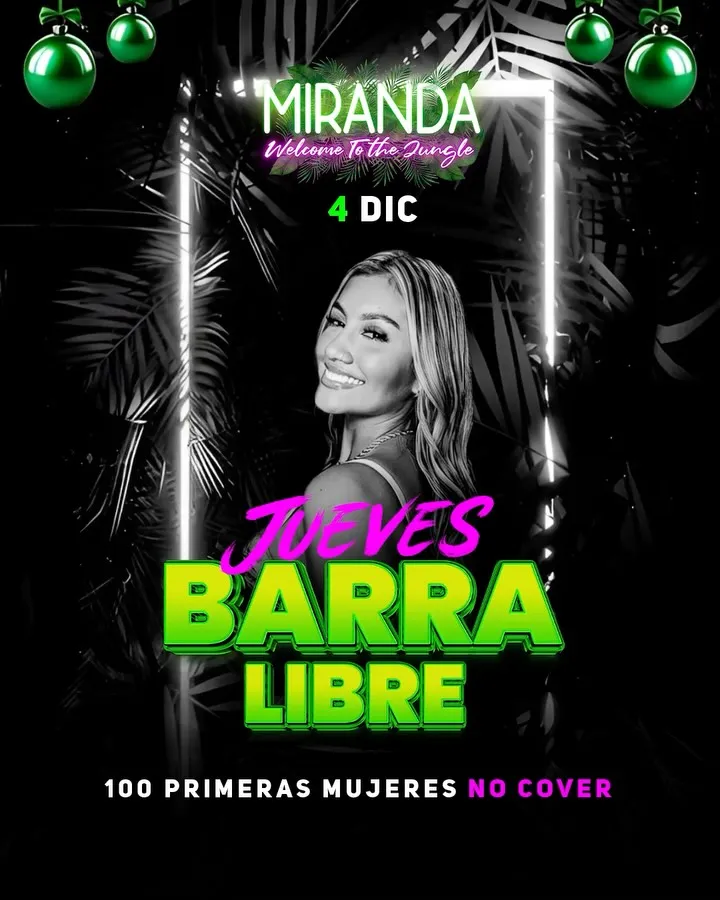 JUEVES BARRA LIBRE